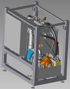 skid groupe hydraulique offshore